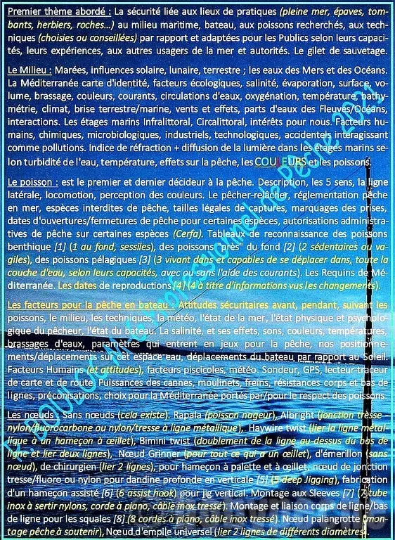 Infos accompagnement pêche en bateau avec Bobypêche